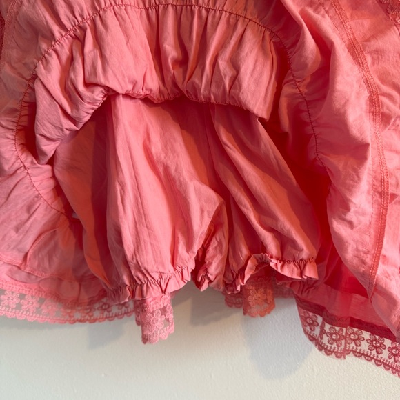 Pink Ruffled Dress Romper - Picture 8 of 9